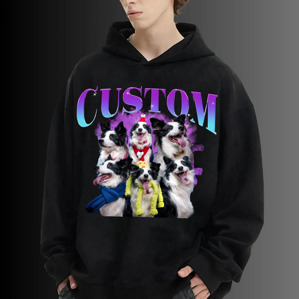 Custom Pet Photo Vintage Shirts, Retro Shirt, 90s T-Shirt Sweatshirt Hoodie