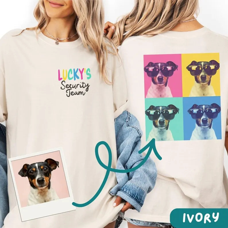 Custom Retro Bootleg Pop Art Pet Tee