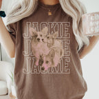 Custom Pet Portrait Shirt - Personalized Dog/Cat Tee with Name - Retro Cat Dad & Dog Mom Gift