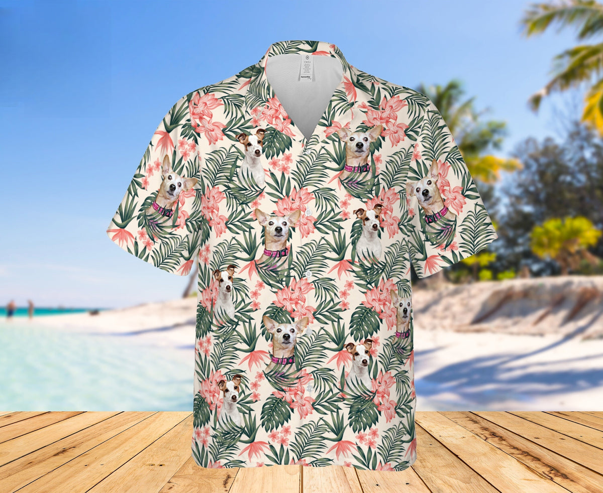 Custom Dog Hawaiian Shirt - Dog & Cat Personalized Custom Unisex Tropical Hawaiian Aloha Shirt