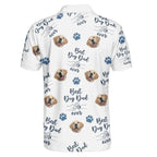 Custom Pet Polo Shirt, Best Dog Dad Ever for Husband, Father,Dog Dad Fathers Day Present