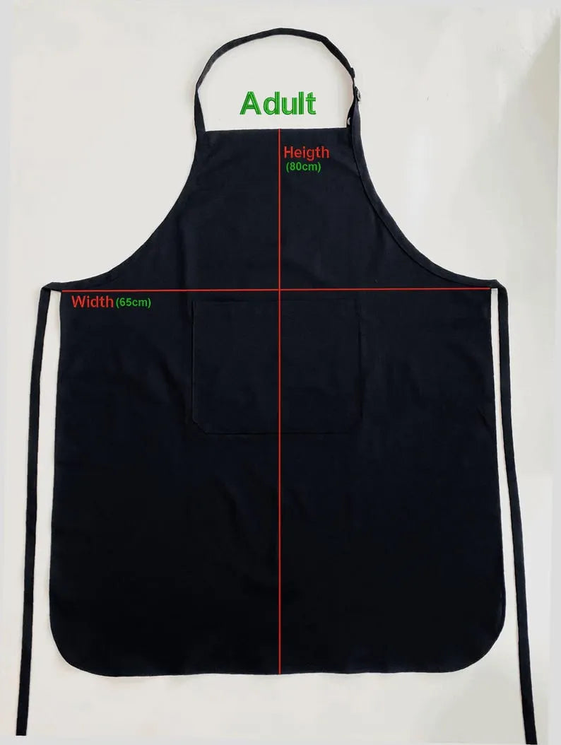 Custom Pet Portrait Embroidered Apron, Gift For Dog Mom, Pet Lover