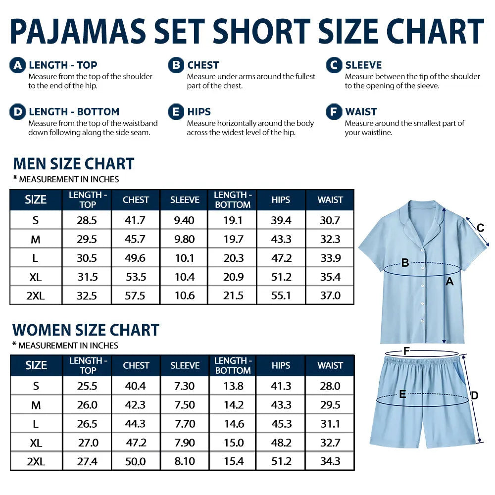 Custom Photo Funny Dog Cat Face - Personalized Custom Short Pajamas Set
