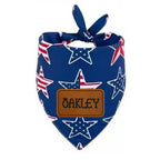 Custom Name Patch Dog Bandana, 4th of July Bandana, Patriotic Dog Gifts, Pet Lover Gift