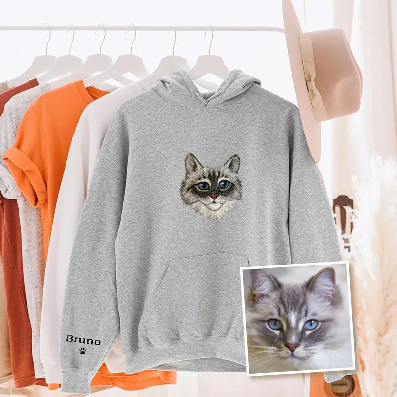 Ragdoll Cat Lover Custom Embroidered Sweatshirt Hoodie T-shirt