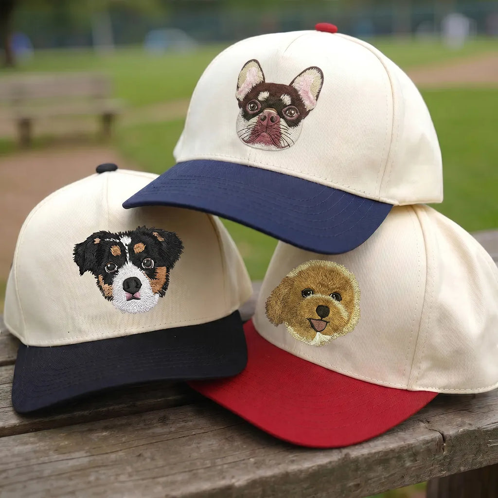 Custom Pet Portrait Embroidered Hat
