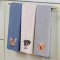 Custom Pet Portrait Kitchen Towel, Personalized Pet Gift for Dog Mom, Mother's Day Gift
