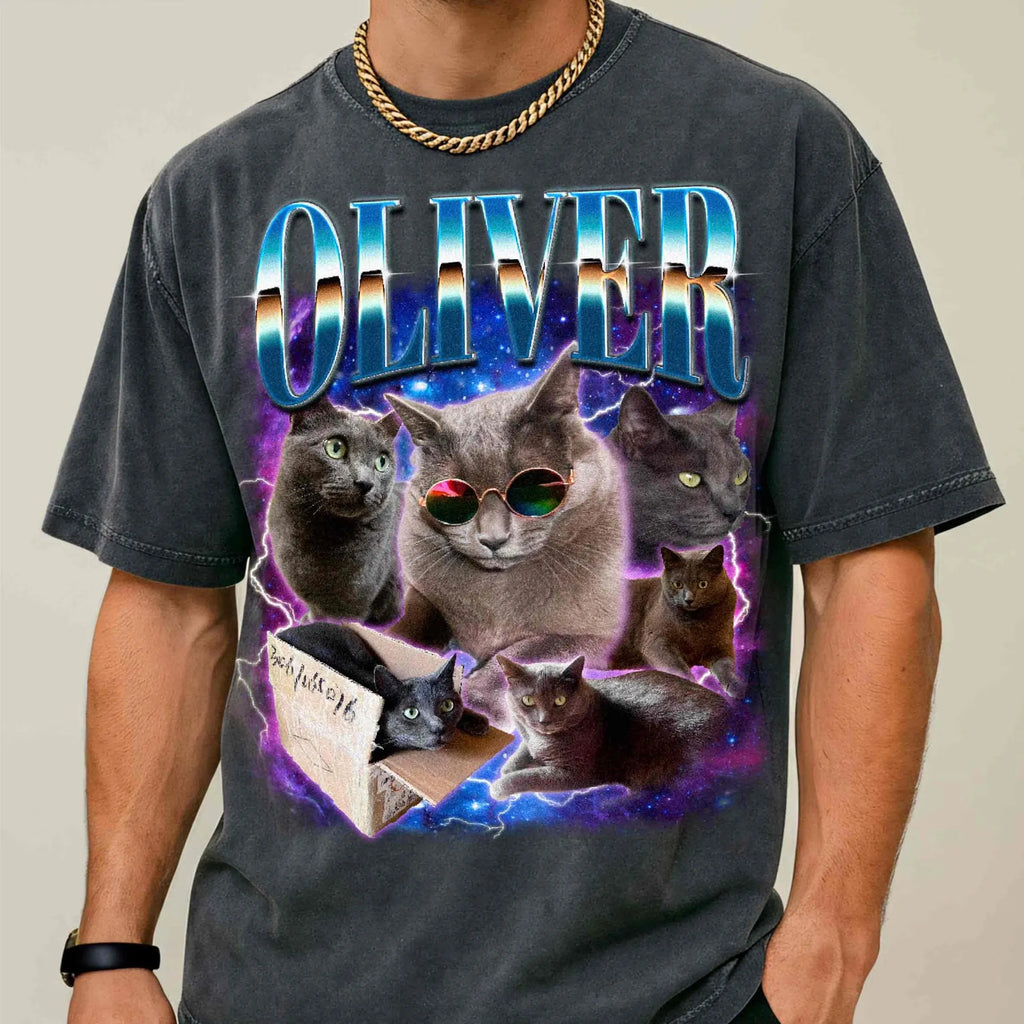Galaxy Custom Pet Bootleg T-shirt, Retro 90's Custom Pet Tee Sweatshirt Hoodie