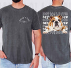 Best Dog Dad Ever Shirt, Custom Pet Photo Tee, Fathers Day Shirt for Dog Dad