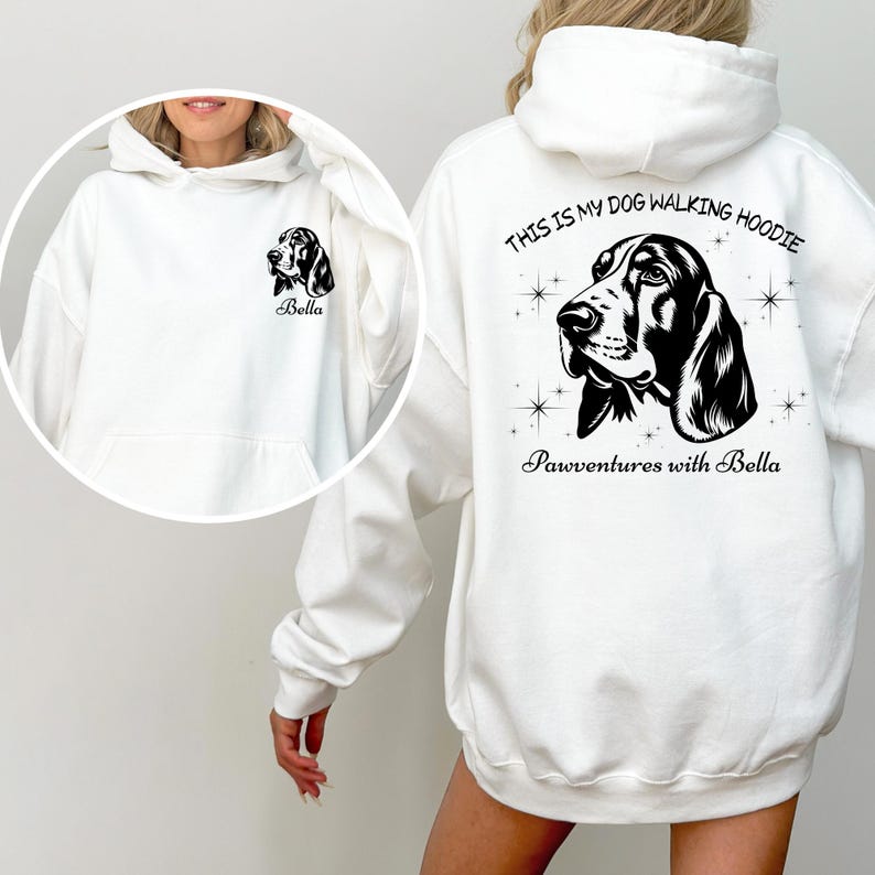 Personalize This Is My Dog Walking Hoodie Sweatshirt T-shirt