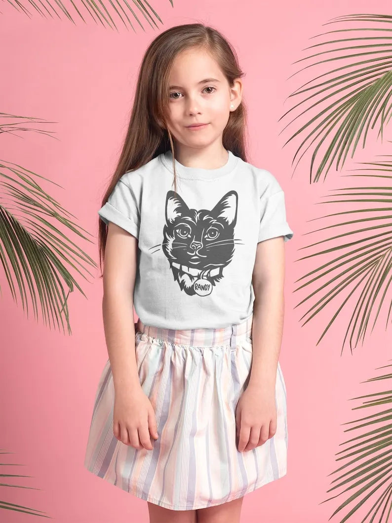 Custom Dog Shirt for Kid, Custom Dog Portrait Shirt, Custom Pet Shirt for Girls and Boys