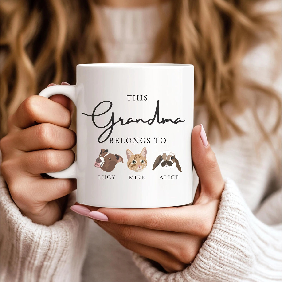 This Mom Belongs To Mug Personalized Dog Photo Mug, Mothers Day Gift, Gift for Dog Mom