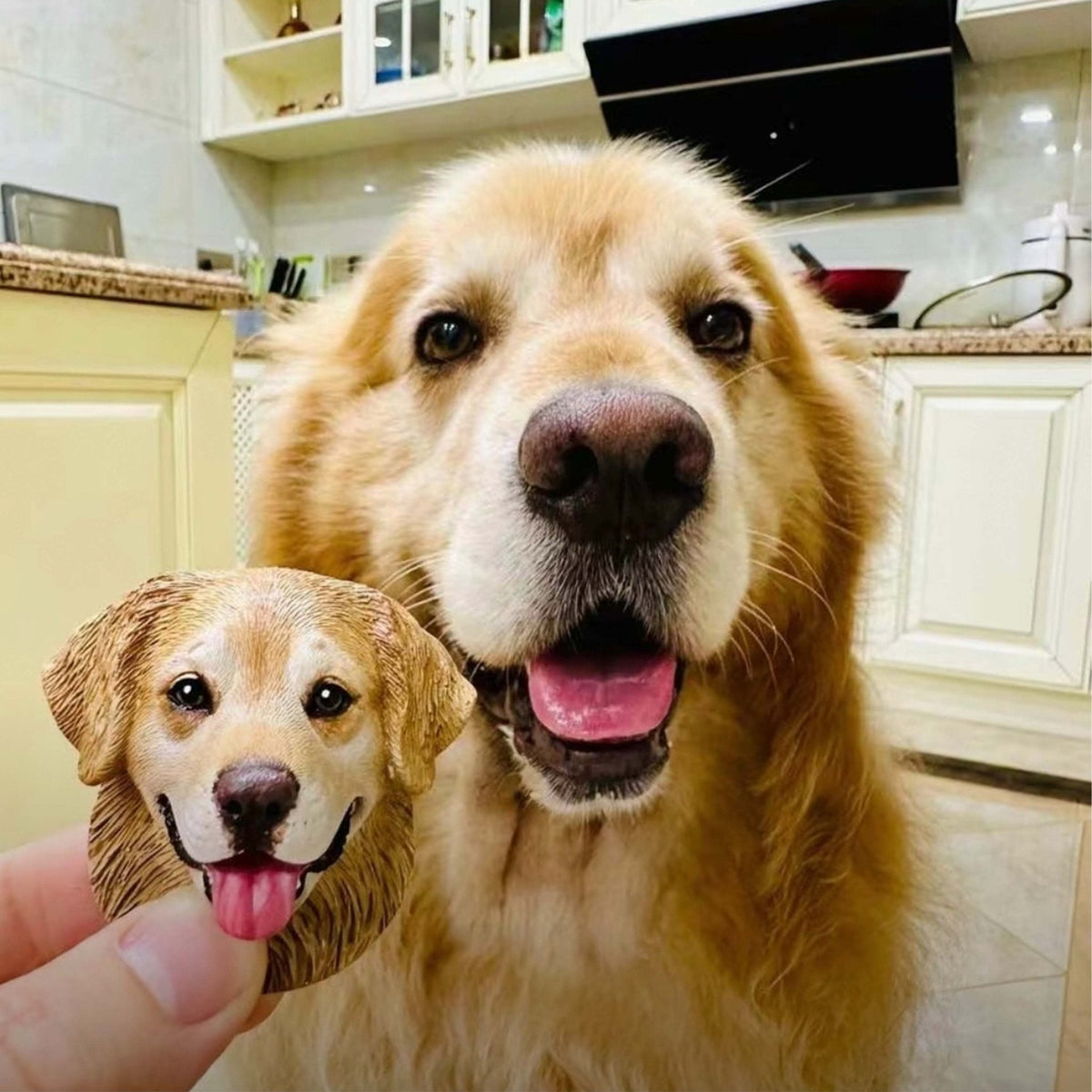 Custom Pet Sculpture – Multifunctional Pet Portrait Fridge Magnet