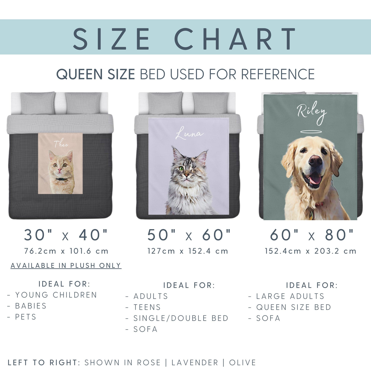 Personalized Blanket for Dog, Dog Blanket, Plush Dog Name Blanket