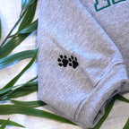 Custom Dog Portrait Embroidered Sweatshirt with Pet Name