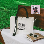 Custom Pet Portrait Bag, Custom Dog Tote, Dog Mom Bag