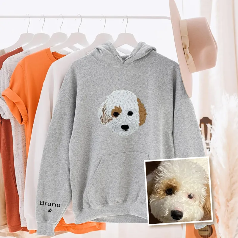 Poodle Lover Custom Embroidered Sweatshirt Hoodie T-shirt