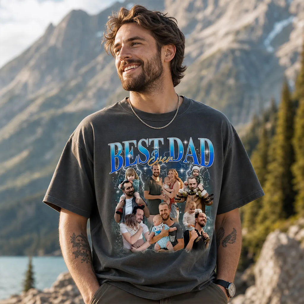 Custom Best Dad Ever Bootleg Shirt, Father's Day Shirt