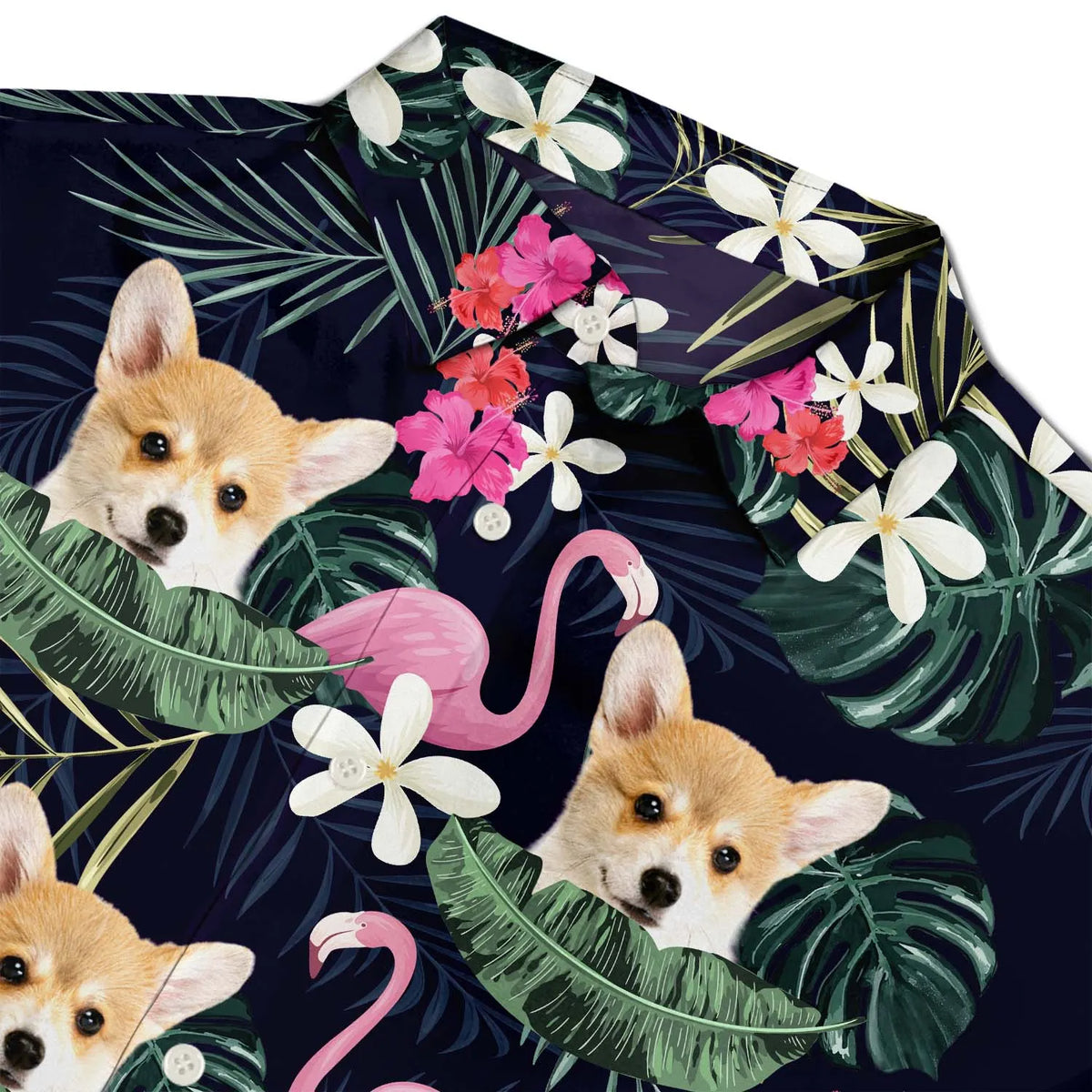 Custom Photo Funny Family Pet - Personalized Custom Hawaiian Shirt