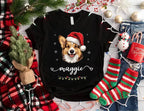 Personalized Pet Christmas Shirt – Custom Dog & Cat Face Shirt with Name, Holiday Crewneck