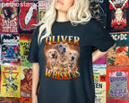 Bootleg Cat Dog Custom Photo T-Shirt, Vintage Graphic Custom Gift