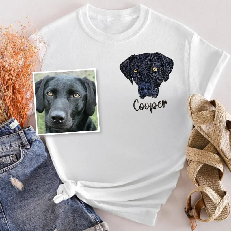 Labrador Lover Custom Embroidered Sweatshirt Hoodie T-shirt