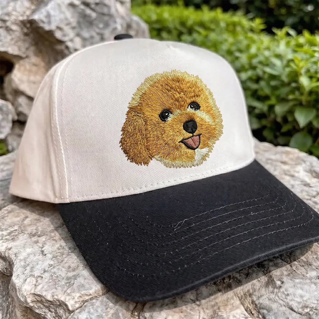 Custom Pet Portrait Embroidered Hat