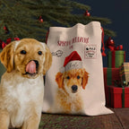 Customized Pet Santa Gift Sack, Christmas Gift Bag for Dogs