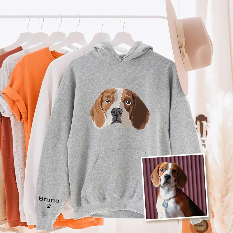 Beagle Dog Lover Custom Embroidered Sweatshirt Hoodie T-shirt