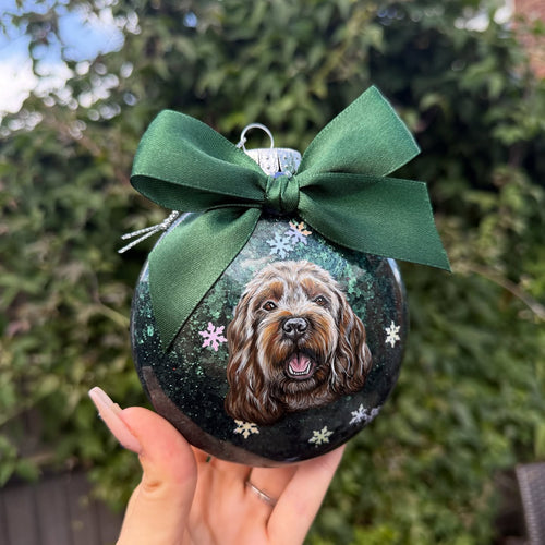 🔥Christmas Hot Sale🔥Pet Portrait Baubles