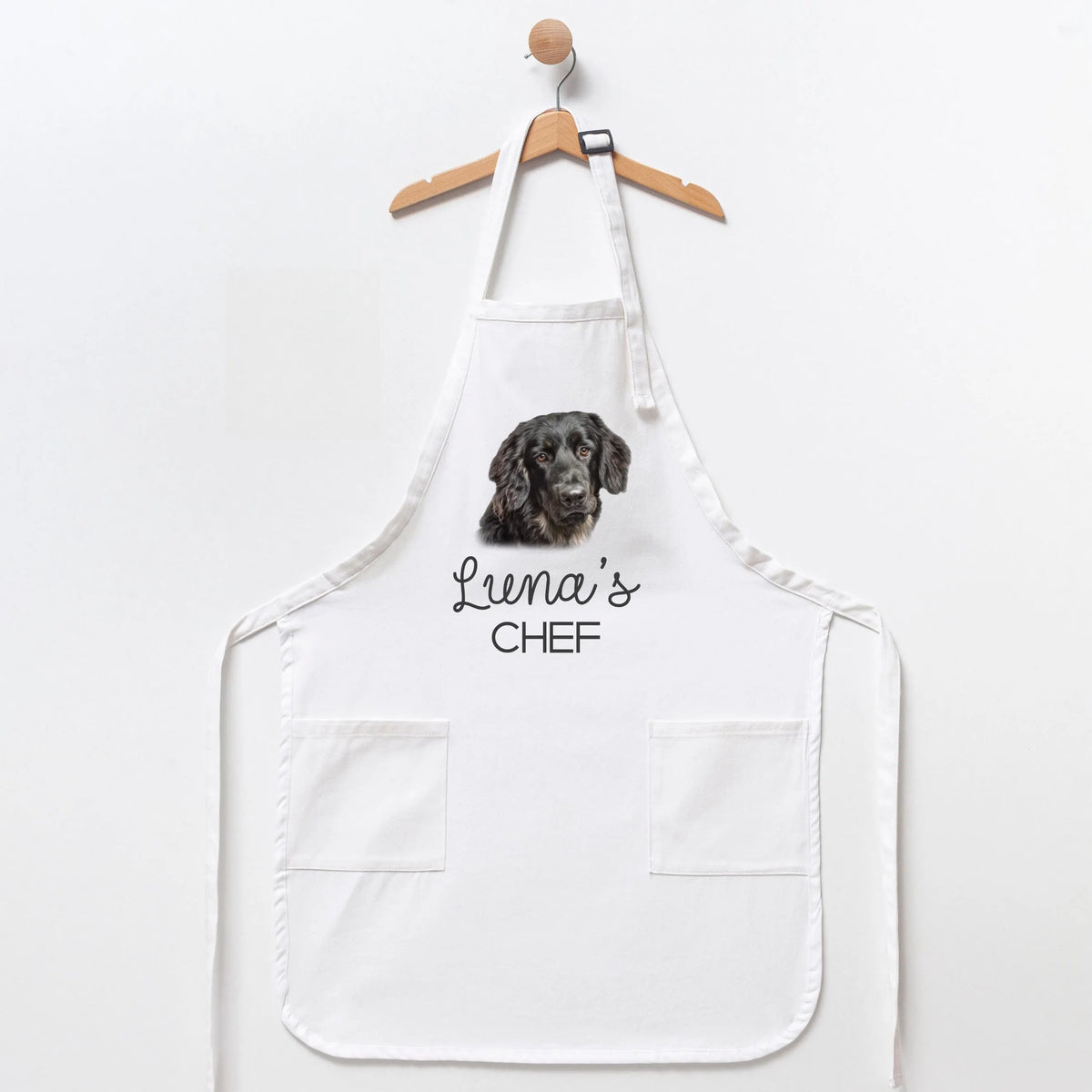 Custom Pet Portrait Apron, Custom Dog Apron, Personalized Apron Gift For Dog Mom, Pet Lover