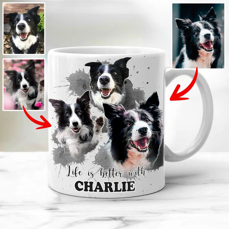 Fantastic Customized Dog Portrait Mug