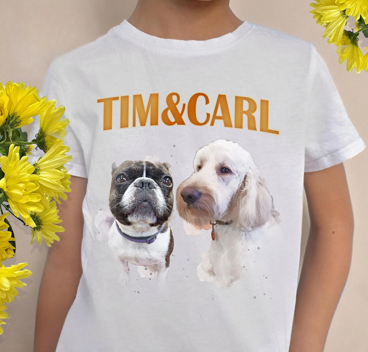 Custom Dogs and Cats T-shirt from Photos, Dog Shirt, Cat Shirt