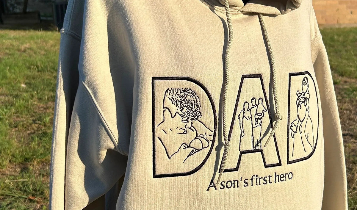 🔥Hot Sale🔥 Embroidered Hoodie Gift Ideas for Dad