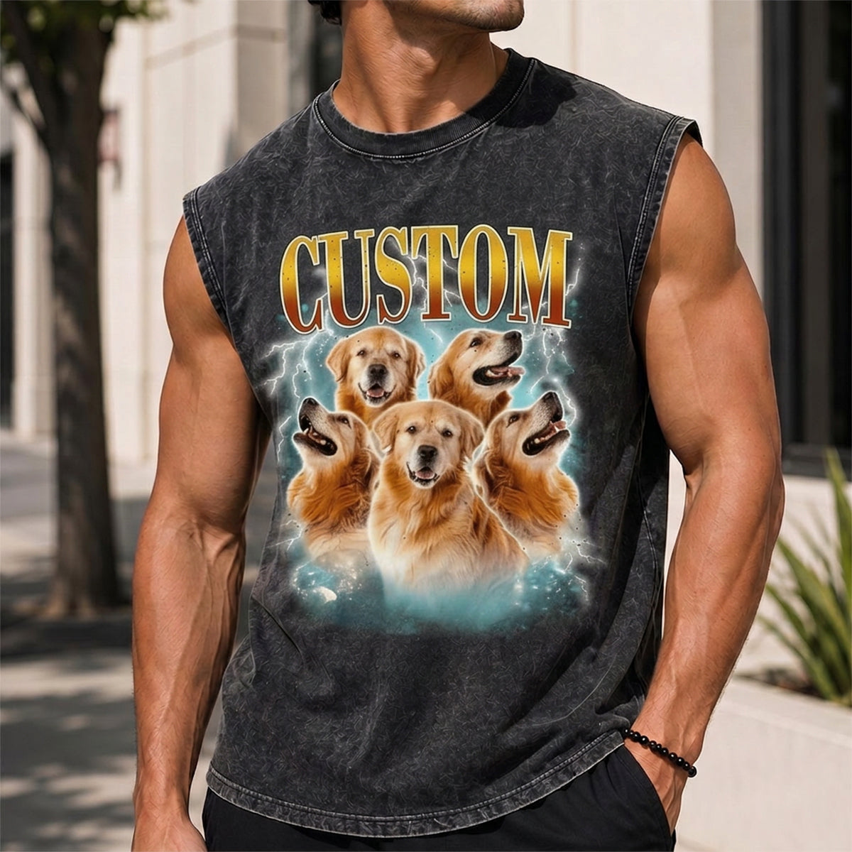 Custom Vintage Bootleg Pet Shirt Pet Photo + Name Shirt, Custom Cat T Shirts 90's Tee