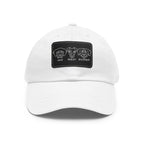 Personalized Dog Hat Custom Patch Pet Hat, Leather Patch Hat