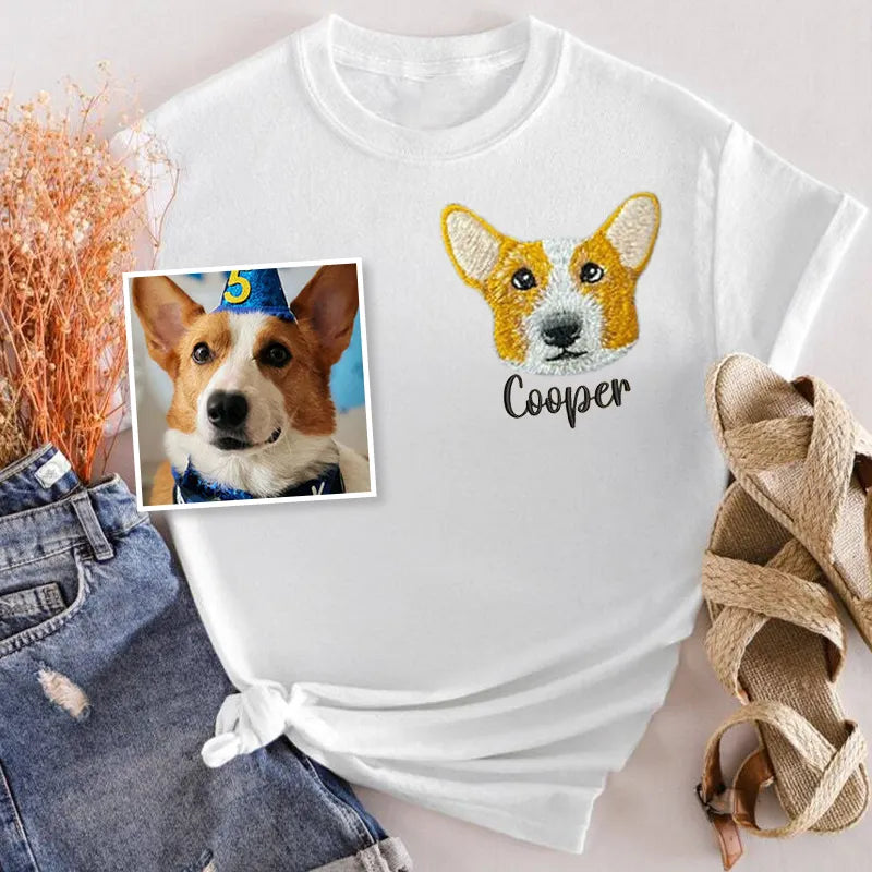 Corgi Lover Custom Embroidered Sweatshirt Hoodie T-shirt