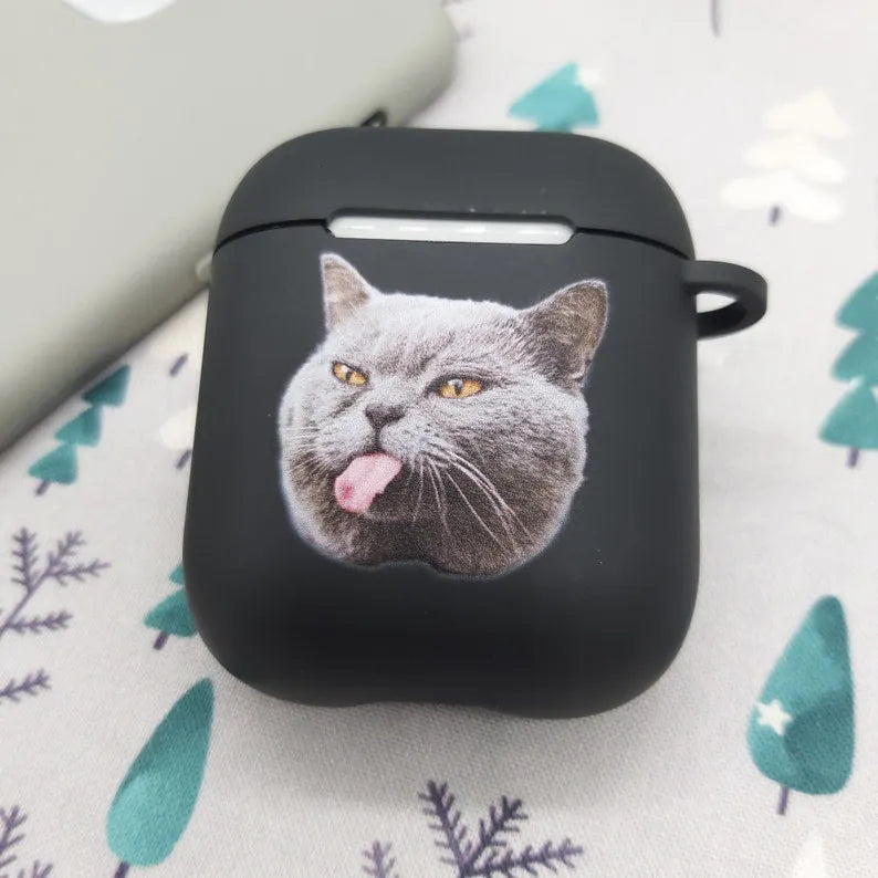 Custom AirPods Case, Personalized Photo AirPods Pro Protective Case, Unique Pet Gift