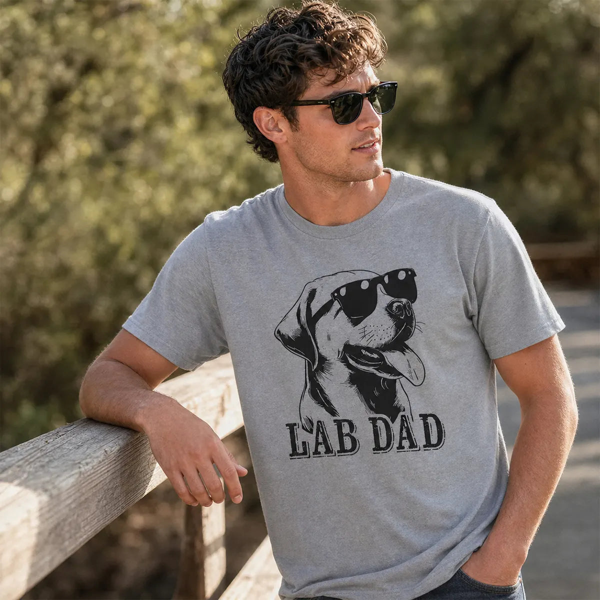 Custom Dog Dad Shirt with Dog Photo, Father's Day Shirt for Dog Dad