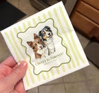 Custom Pet Wedding Napkins, Dog Cat Cocktail Wedding Cheers Cocktail Napkins