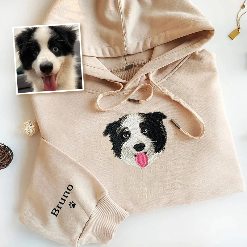 Border Collie Lover Custom Embroidered Sweatshirt Hoodie T-shirt