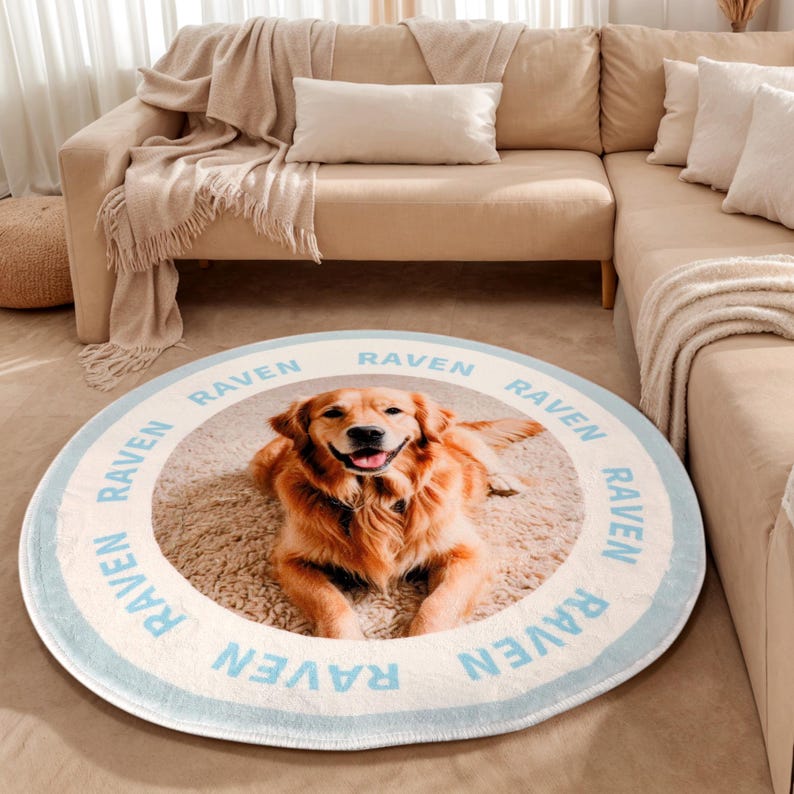 Custom Rug From Pet Photo, Custom Portrait Carpet