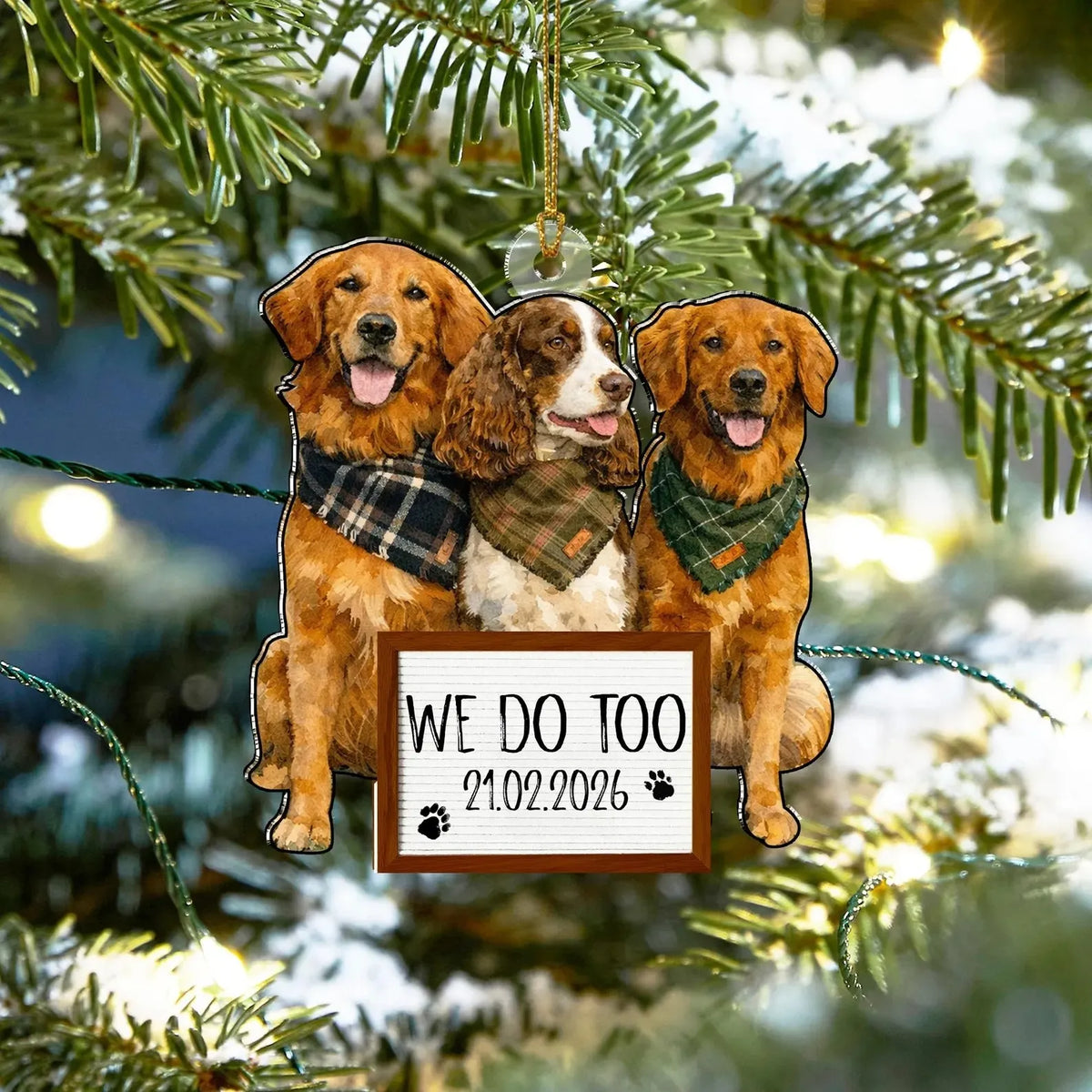 Personalized Dog Wedding Cake Topper, Unique Wedding Keepsake