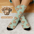 Custom Pet Photo Socks Personalized Pet Socks