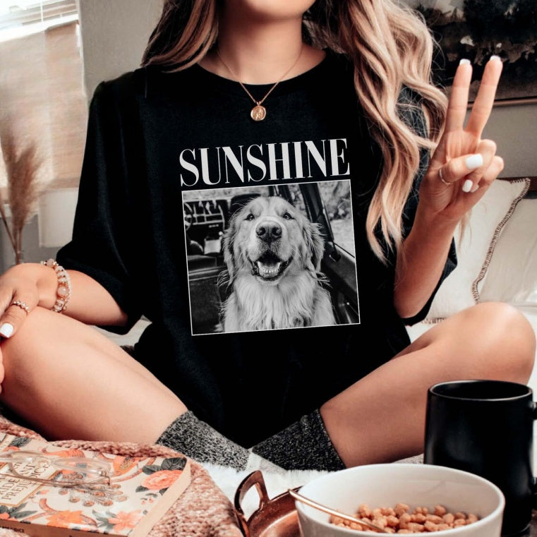 Custom Pet Photo Shirt – Personalized Pet Picture T-Shirt & Hoodie for Pet Lovers