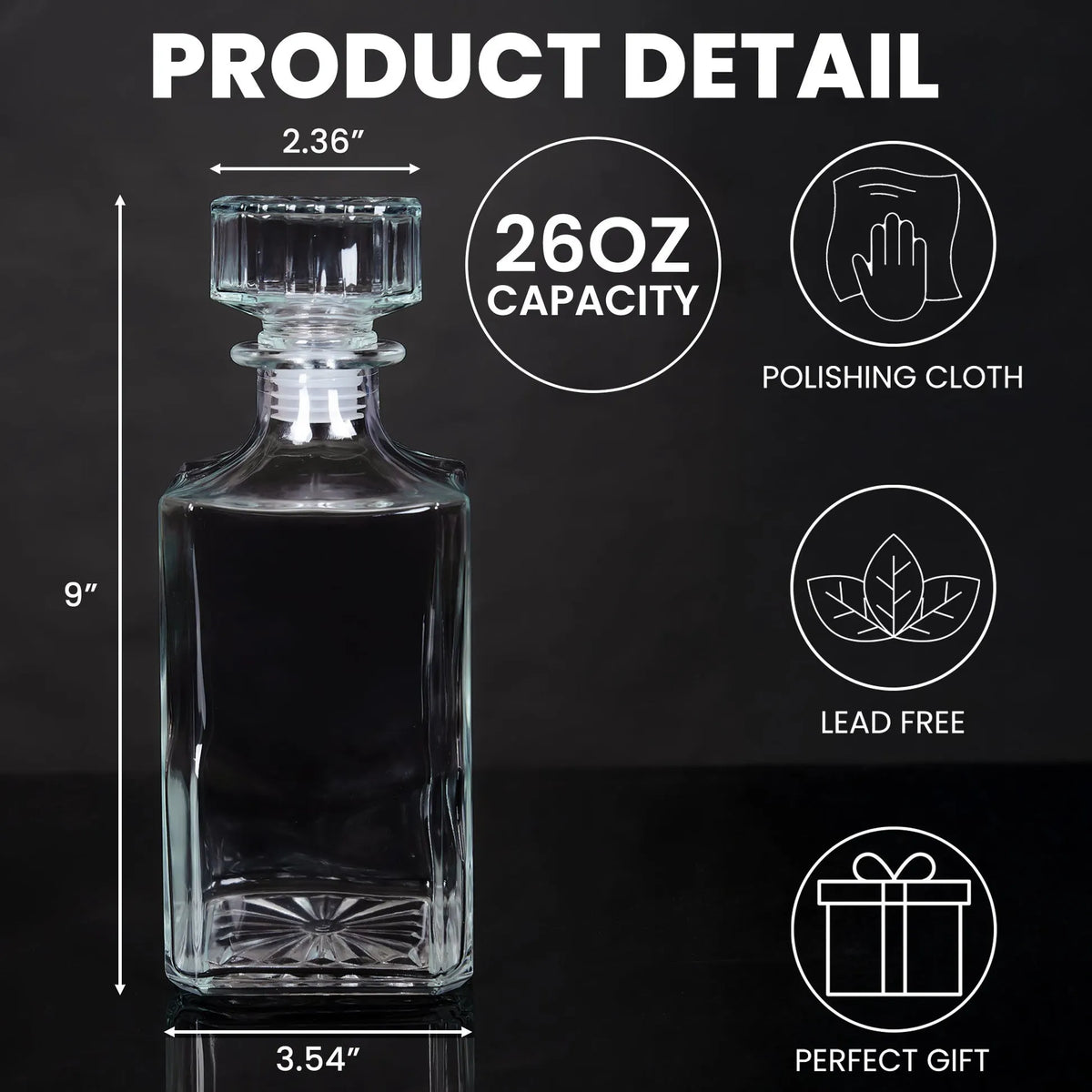 Dad, Thanks For Picking Up My Poop - Custom Photo Decanter
