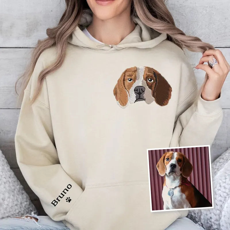 Beagle Dog Lover Custom Embroidered Sweatshirt Hoodie T-shirt
