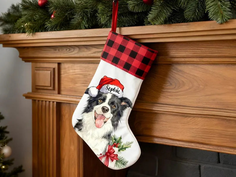 Personalized Dog Stockings Dog Christmas Stocking Cat Christmas Stocking
