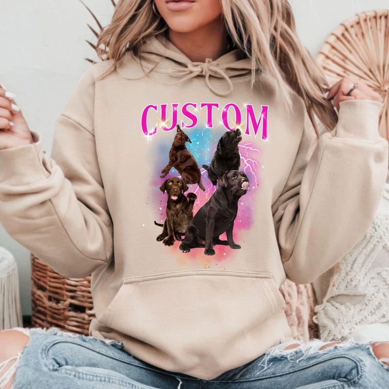 Custom Dog Bootleg Rap Unisex T-Shirt Sweatshirt Hoodie, Personalized Dog Bootleg Vintage Shirt