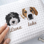 Bestickte Kosmetiktasche mit Foto